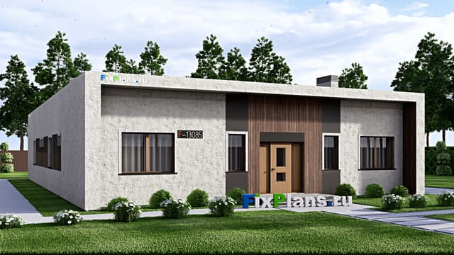 Одноэтажный дом F-13085